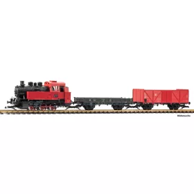   Piko 37124 Analóg kezdőkészlet: BR80 Gőzmozdony tehervonattal, DR (E3) (G) - füst