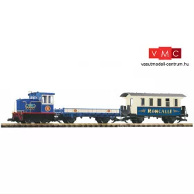  Piko 37154 R/C kezdőkészlet: Amerikai GE 25T dízelmozdony Roncalli cirkuszvonattal (G)