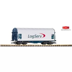   Piko 37704 Ponyvás négytengelyes teherkocsi, DB-AG, LogServ (G) (E5)