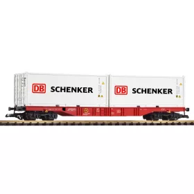   Piko 37753 Konténerszállító négytengelyes teherkocsi, 2 db DB SCHENKER konténerrel, DB-AG (E6) (G)