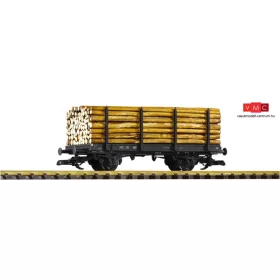   Piko 37781 Rakoncás teherkocsi farönk rakománnyal, DB (E3) (G)