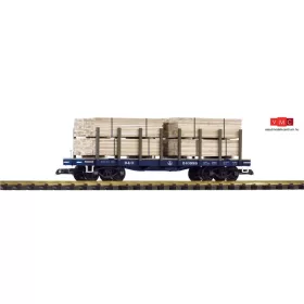 Piko 38741 Amerikai négytengelyes rakoncás teherkocsi, faléc rakománnyal, B&O (G)