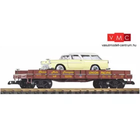 Piko 38769 Amerikai négytengelyes pőrekocsi, Chevrolet Nomad rakománnyal (G)