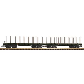   Piko 38784 Amerikai négytengelyes rakoncás teherkocsi-pár, PRR (G)