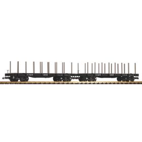   Piko 38785 Amerikai négytengelyes rakoncás teherkocsi-pár, C&S (G)