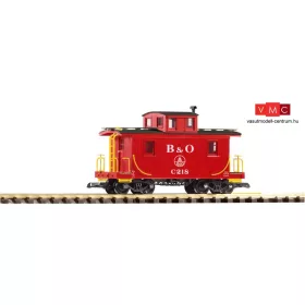 Piko 38827 Amerikai tehervonati négytengelyes kísérőkocsi (Caboose), piros, B&O (G)