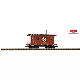 Piko 38862 Amerikai négytengelyes tehervonati kísérőkocsi (Caboose), SF (G)
