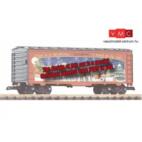 Piko 38894 Amerikai négytengelyes fedett teherkocsi, Christmas 2019 (G)