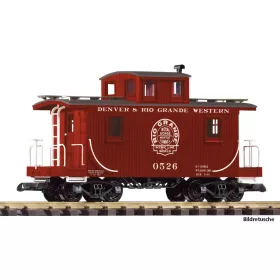   Piko 38976 Amerikai négytengelyes tehervonati kísérőkocsi (Caboose), D&RGW (G)