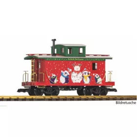   Piko 38978 Amerikai négytengelyes tehervonati kísérőkocsi (Caboose), Nordpol-Express (G)