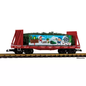  Piko 38980 Amerikai négytengelyes homlokfalas pőrekocsi, Weihnachtswagen 2025 (G)