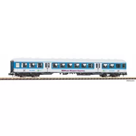  Piko 40654 Személykocsi, négytengelyes Silberling típusú 2. osztály, Maas-Wupper-Express GFF (E6) (N)