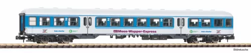 Piko 40654 Személykocsi, négytengelyes Silberling típusú 2. osztály, Maas-Wupper-Express GFF (E6) (N)
