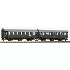   Piko 40761 Személykocsi-pár, háromtengelyes Umbauwagen, B3yg & B3yg, 2. osztály, DB (E3) (N)
