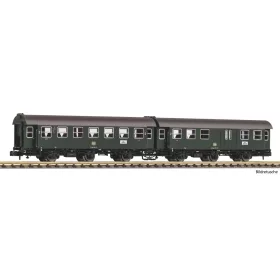   Piko 40765 Személykocsi-pár, háromtengelyes Umbauwagen, BD3yg & B3yg, 2. osztály, DB (E4) (N)