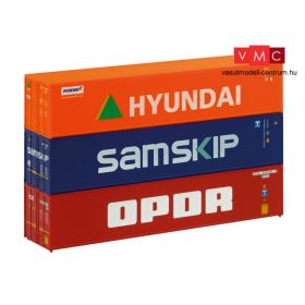 Piko 46101 Konténer-készlet (3-részes), 40 lábas (TT)