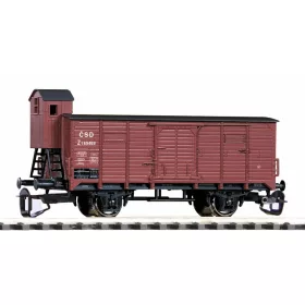   Piko 47763 Fedett teherkocsi fékházzal, Z (G02), CSD (E3) (TT)