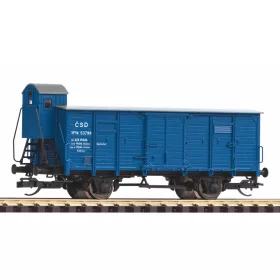   Piko 47768 Fedett teherkocsi fékházzal, Zt (G02), CSD (E3) (TT)