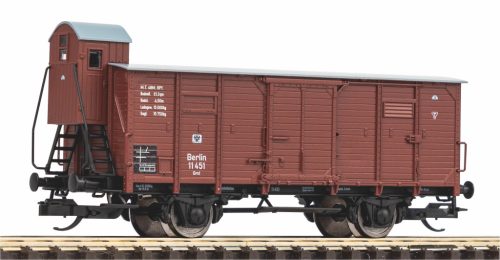 Piko 47779 Fedett teherkocsi fékházzal, K.P.E.V. (E1) (TT)