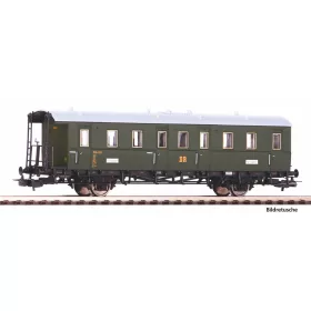   Piko 53194 Oldalfellépős személykocsi poggyásztérrel, Sachsenwagen, egy oldalt nyitott peronos, Bdtr, DR (E3) (H0)