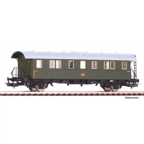   Piko 53195 Személykocsi, Sachsenwagen, mindkét végény nyitott peronos, B, DR (E3) (H0)