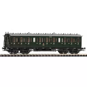   Piko 53330 Oldalfellépős négytengelyes személykocsi, Bx (ex C4 sä 98), 2. osztály, PKP (E3) (H0)
