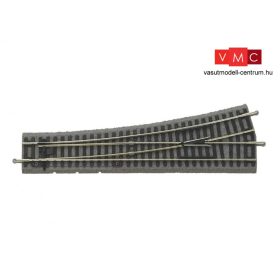 Piko 55420 Ágyazatos A-Gleis, balos váltó, kézi, WL 15°, 239 mm (H0)