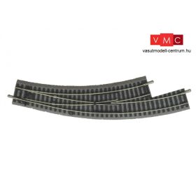 Piko 55422 Ágyazatos A-Gleis íves balos váltó, kézi, BWL 30° (H0)