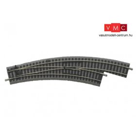 Piko 55423 Ágyazatos A-Gleis íves jobbos váltó, kézi, BWR 30° (H0)