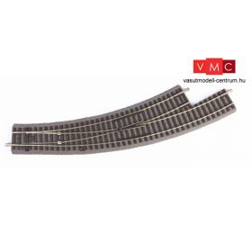 Piko 55427 Ágyazatos A-Gleis íves balos váltó, kézi, BWL-R3 (H0)