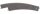 Piko 55477/41 Sínágyazat BWL R3 A-Gleis íves balos váltóhoz (H0)