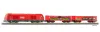 Piko 57033 Analóg kezdőkészlet: Dízelmozdony Rh 2016 Herkules, 2 db négytengelyes nyitott teherkocsi, graffitivel, ÖBB (E5) (H0) - ágyazatos ovál pályával (H0)