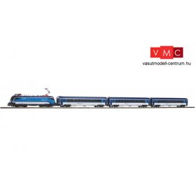 Piko 57179 Analóg kezdőkészlet: Személyvonat Taurus villanymozdonnyal, Railjet, CD, ágyaza