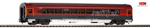 Piko 57642 Személykocsi, négytengelyes Railjet, 1. osztály, 1:100, ÖBB (E6) (H0)