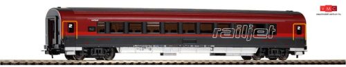Piko 57643 Személykocsi, négytengelyes Railjet, 2. osztály, 1:100, ÖBB (E6) (H0)