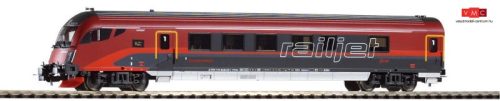 Piko 57672 Vezérlőkocsi, négytengelyes Railjet, 1:100, ÖBB (E6) (H0)