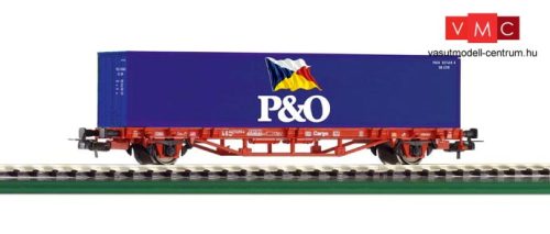 Piko 57706 Konténerszállító teherkocsi, DB-AG/Cargo, 40 lábas PO konténerrel (E5) (H0)