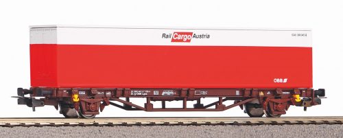 Piko 57762 Konténerszállító teherkocsi, ÖBB, 40 lábas Rail Cargo Austria konténerrel (E6