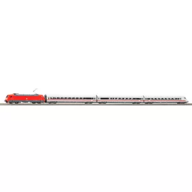   Piko 58152 Villanymozdony BR 101, Metropolitan személyvonattal, IC festés, DB-AG (E6) (H0)
