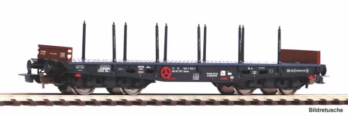 Piko 58421 Négytengelyes rakoncás teherkocsi, 401Ze, PKP (E4) (H0)