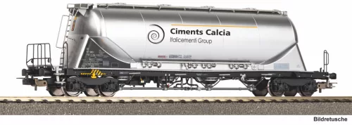 Piko 58439 Poranyagszállító négytengelyes silókocsi, Uacns, Ciments Calcia, SNCF (E5) (H0)