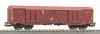 Piko 58474 Fedett négytengelyes teherkocsi, 401Ka, PKP (E5) (H0)