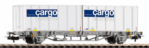 Piko 58732 Konténerszállító teherkocsi, SBB, 2 x 20 lábas Cargo Domino konténerrel (E5) (