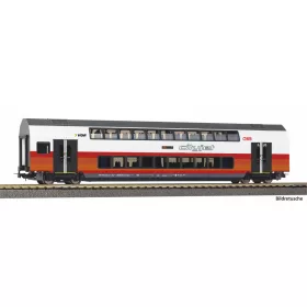   Piko 58818 Emeletes személykocsi, 2. osztály Cityjet, 1:100, ÖBB (E6) (H0)