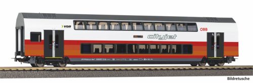 Piko 58818 Emeletes személykocsi, 2. osztály Cityjet, 1:100, ÖBB (E6) (H0)