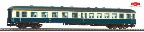 Piko 59688 Személykocsi, négytengelyes középajtós 1./2. osztály, bézs-kék, DB (E4) (H0)