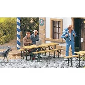 Piko 62282 Sörpadok asztalokkal, 3 garnitúra (G)