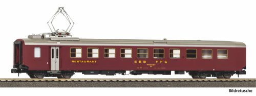 Piko 94385 Étkezőkocsi, négytengelyes EW I típus, Historic 50 85 88-33 700-8, SBB (E5-6) (N)