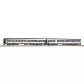   Piko 94508 Személykocsi-pár, négytengelyes Corail, 2. osztály+2. osztály/poggyász, SNCF (E6) (N)