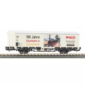   Piko 95745 Fedett teherkocsi, Tag der Modelleisenbahn 2025 '190 Jahre Eisenbahn in Deutschland' (H0)